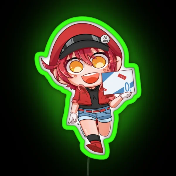 Red Cell RGB Neon Sign