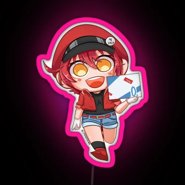 Red Cell RGB Neon Sign