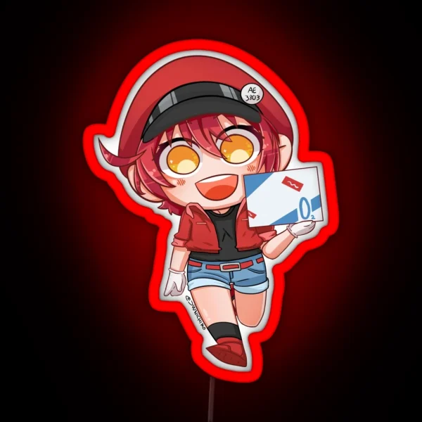 Red Cell RGB Neon Sign