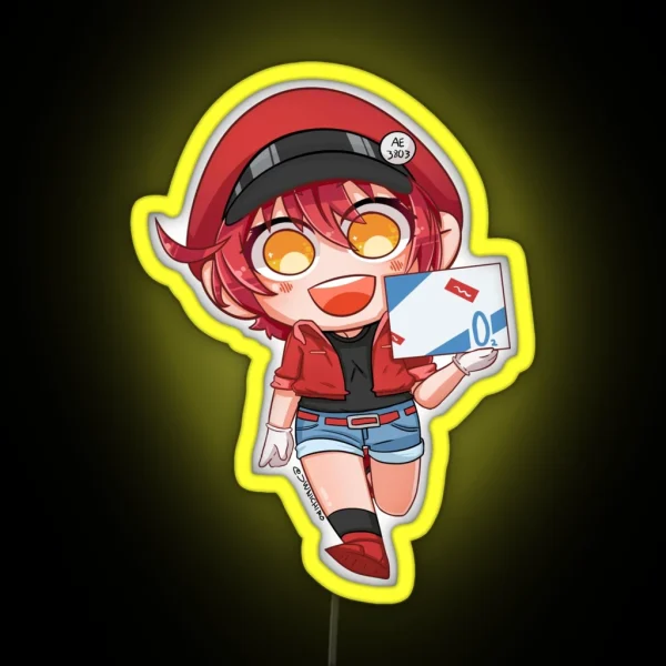 Red Cell RGB Neon Sign