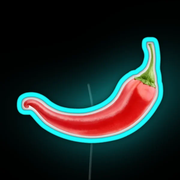 Red Chili Pepper RGB Neon Sign