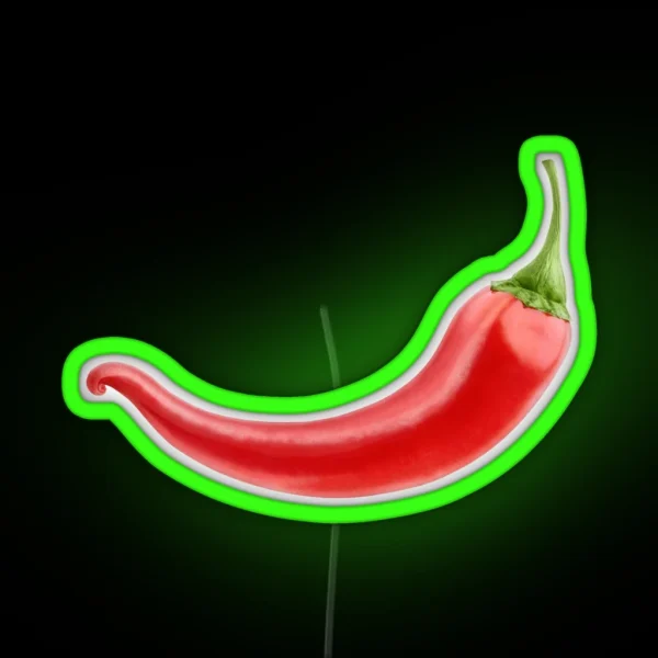 Red Chili Pepper RGB Neon Sign