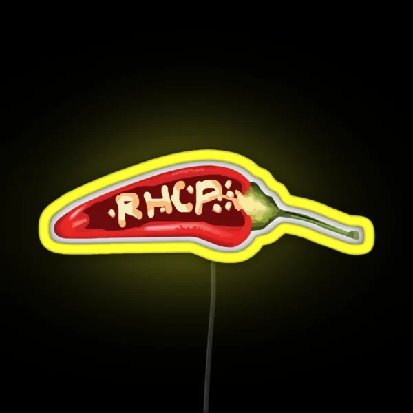 Red Chili Slices Led RGB Neon Sign