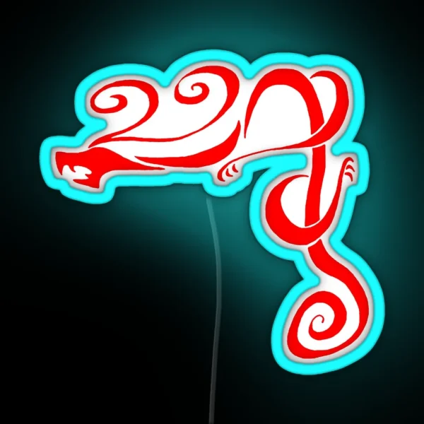 Red Dragon RGB Neon Sign