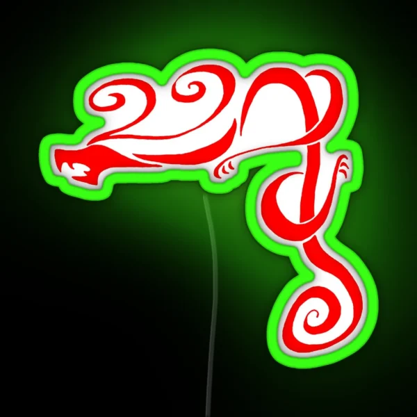 Red Dragon RGB Neon Sign
