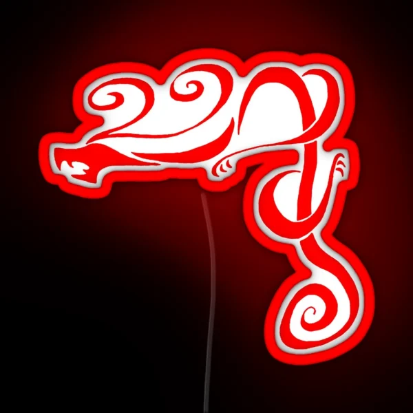Red Dragon RGB Neon Sign