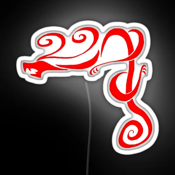 Red Dragon RGB Neon Sign