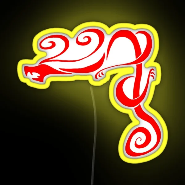 Red Dragon RGB Neon Sign