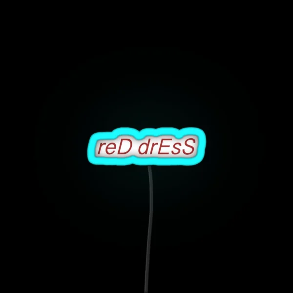 Red Dress Nick Jonas RGB Neon Sign