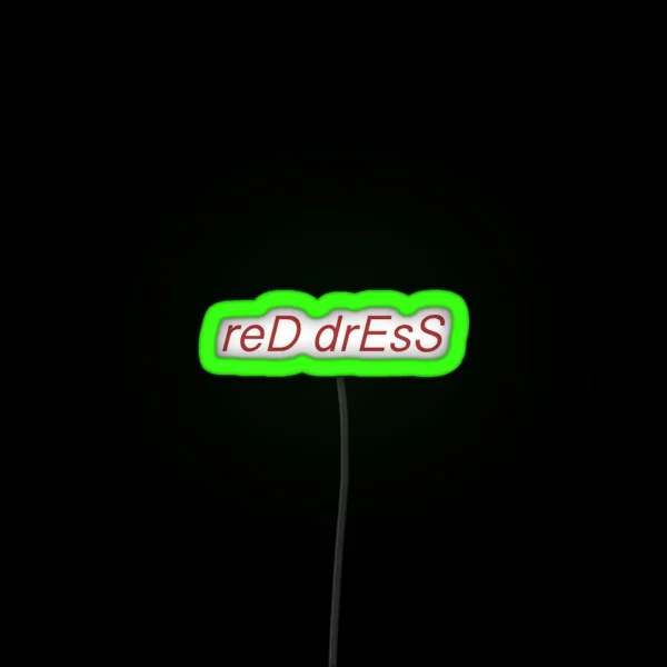Red Dress Nick Jonas RGB Neon Sign
