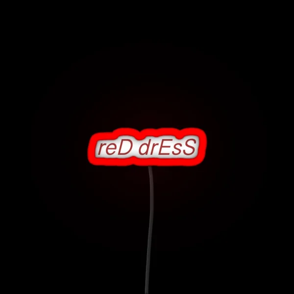Red Dress Nick Jonas RGB Neon Sign