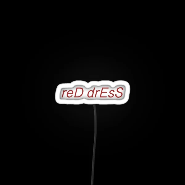 Red Dress Nick Jonas RGB Neon Sign