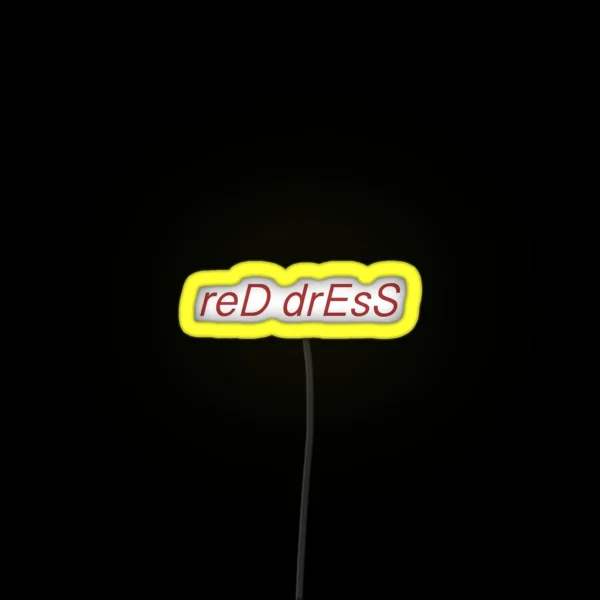 Red Dress Nick Jonas RGB Neon Sign
