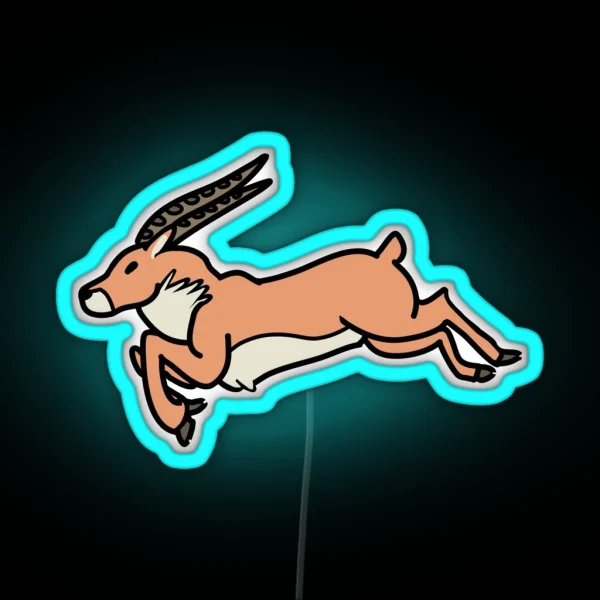 Red Elk RGB Neon Sign