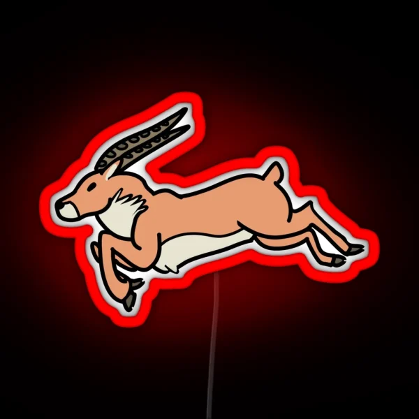 Red Elk RGB Neon Sign