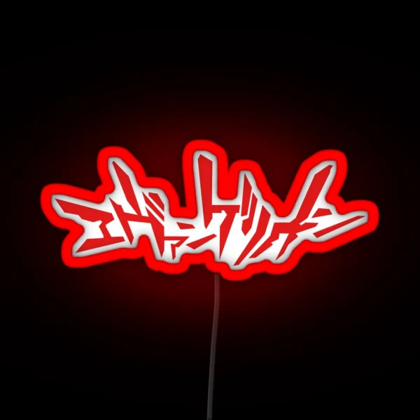 Red Evangelion RGB Neon Sign