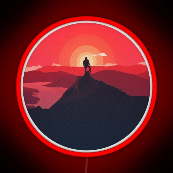 Red Explorer RGB Neon Sign