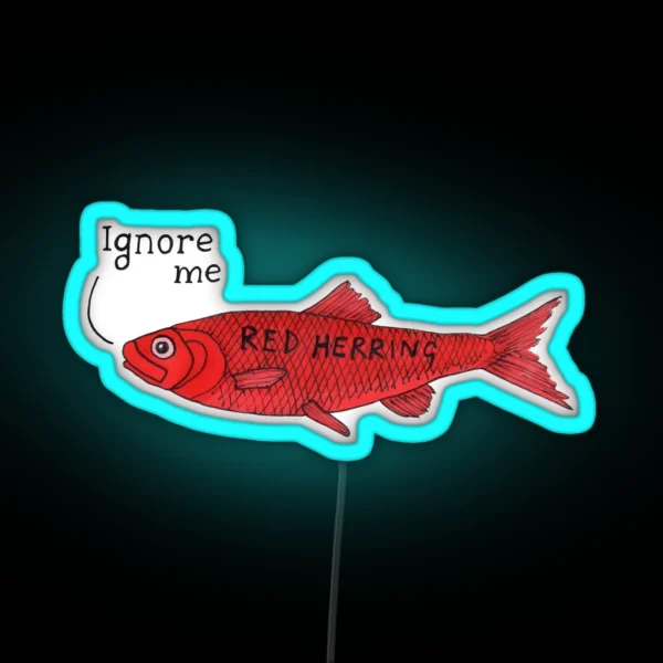 Red Herring RGB Neon Sign