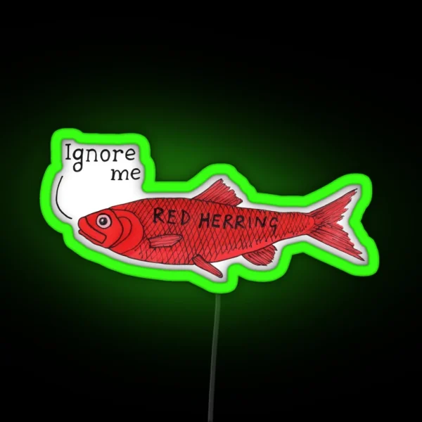 Red Herring RGB Neon Sign
