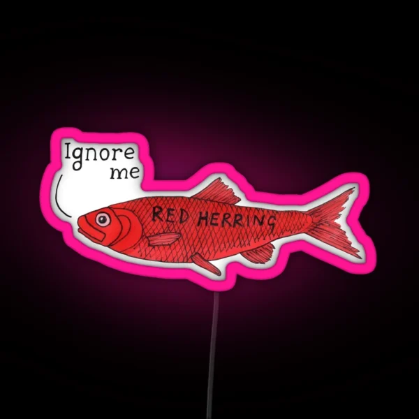 Red Herring RGB Neon Sign