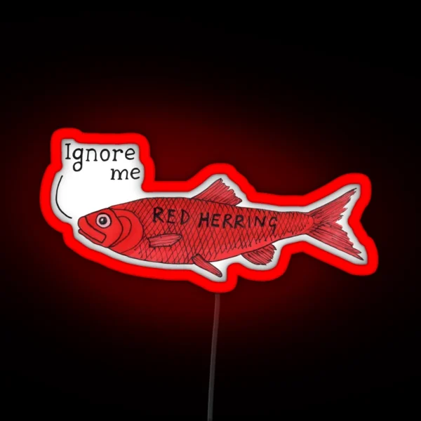 Red Herring RGB Neon Sign