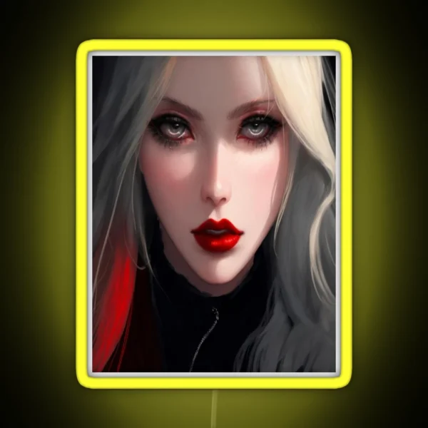 Red Lipstick RGB Neon Sign