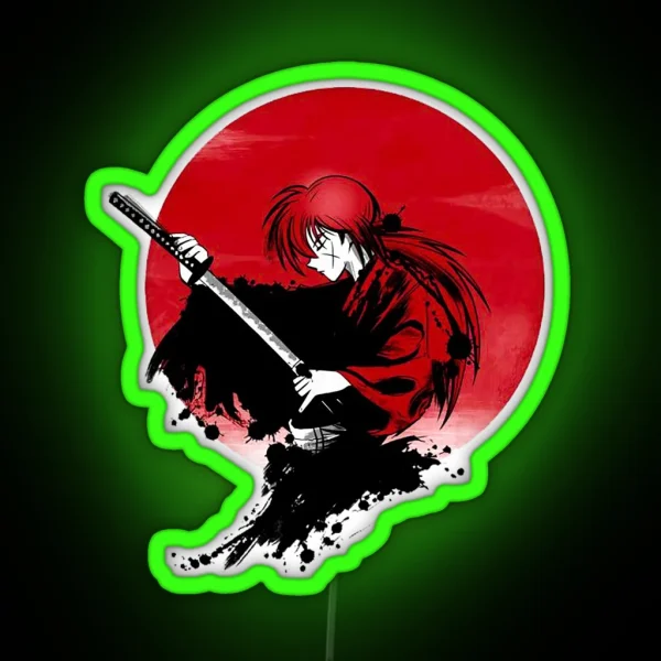 Red Moon RGB Neon Sign