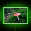 RGB Neon Sign Featuring a Vibrant Fly Agaric Mushroom Design
