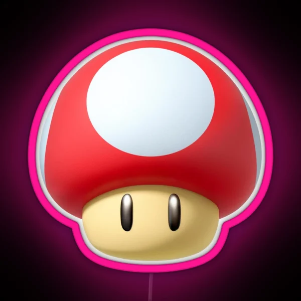 Red Mushroom Led RGB Neon Sign