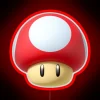red mushroom led rgb neon sign