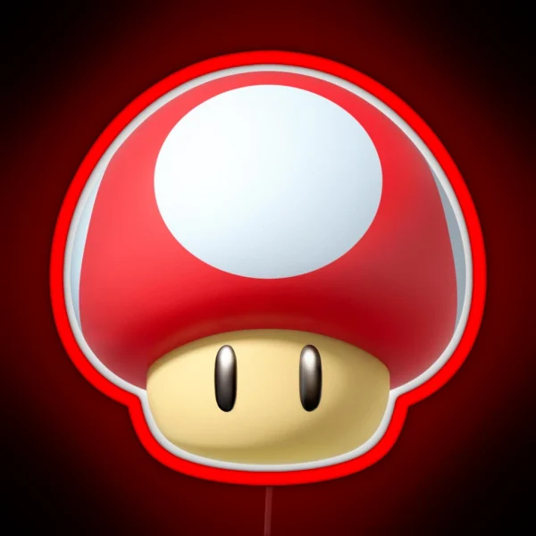 Red Mushroom Led RGB Neon Sign