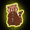 red-panda-playing-clarinet-neon-sign-yellow