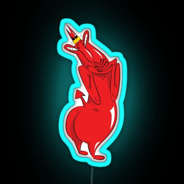 Red RGB Neon Sign