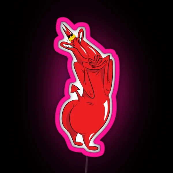 Red RGB Neon Sign