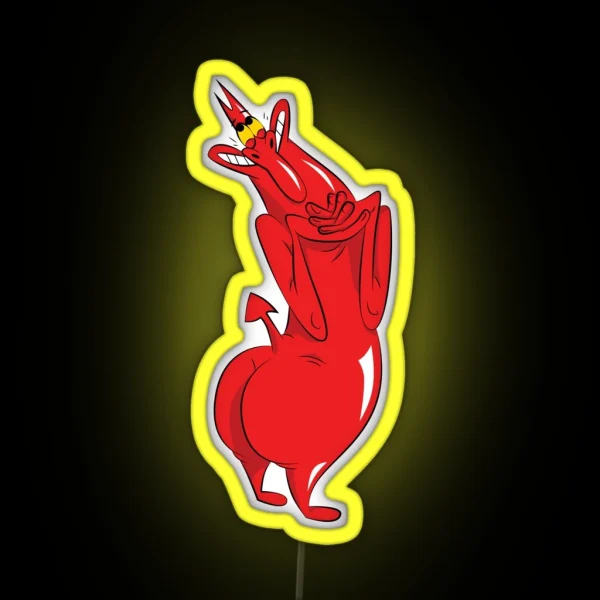 Red RGB Neon Sign
