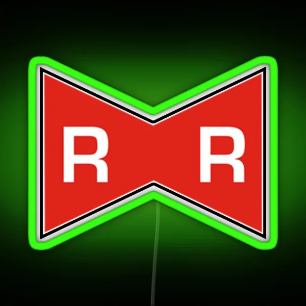 Red Ribbon Logo RGB Neon Sign