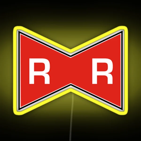 Red Ribbon Logo RGB Neon Sign