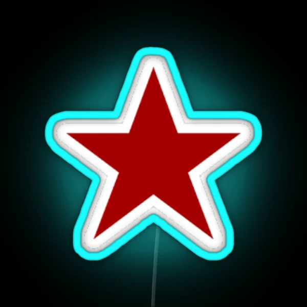 Red Star Led RGB Neon Sign
