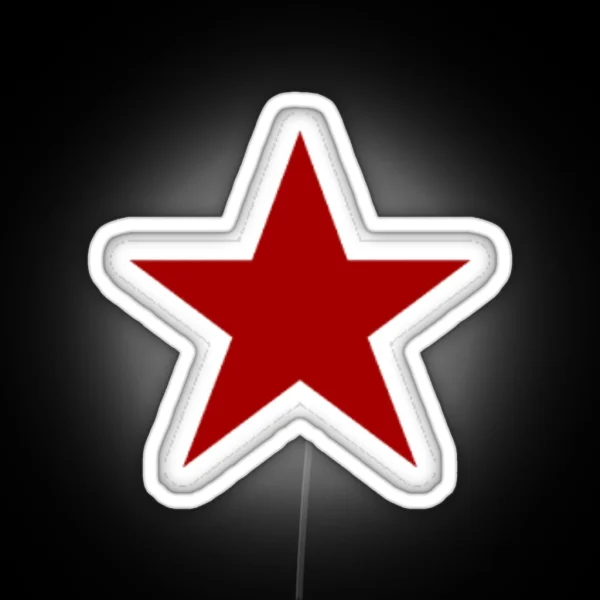 Red Star Led RGB Neon Sign