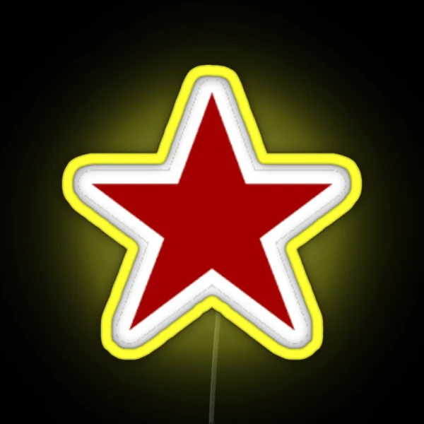 Red Star Led RGB Neon Sign