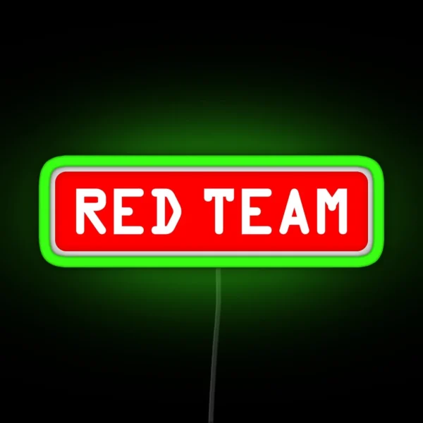 Red Team Offensive Hacker RGB Neon Sign