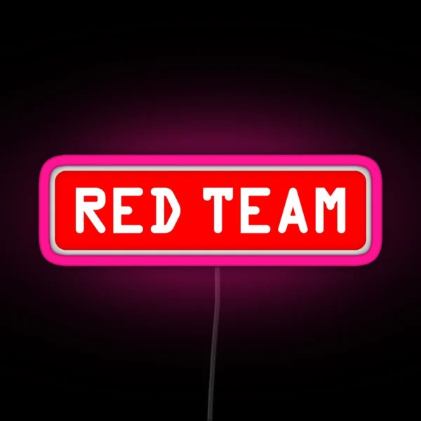Red Team Offensive Hacker RGB Neon Sign