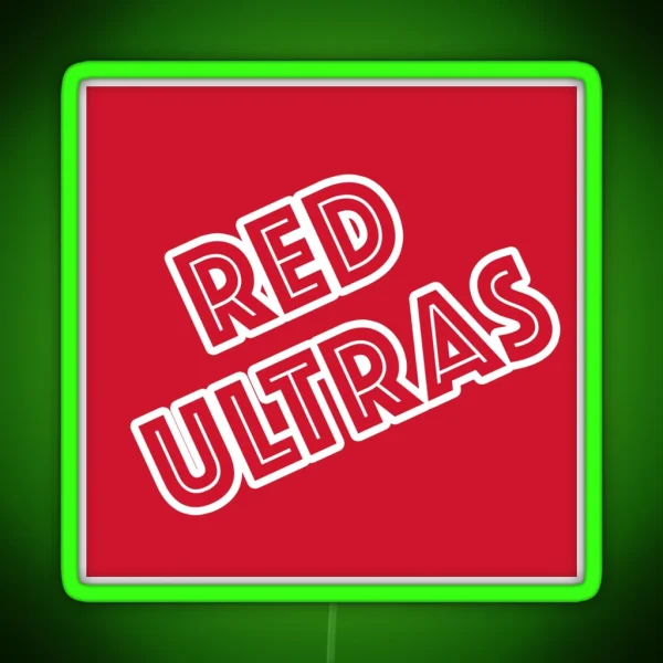 RED ULTRAS Aberdeen RGB Neon Sign