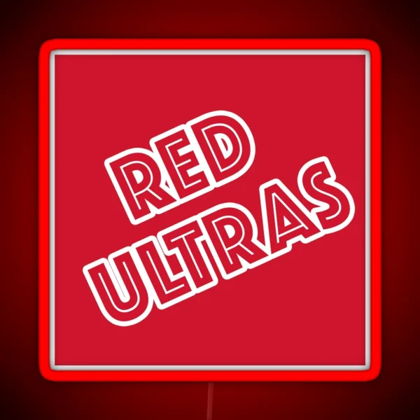 RED ULTRAS Aberdeen RGB Neon Sign