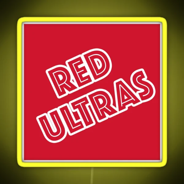 RED ULTRAS Aberdeen RGB Neon Sign