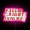 RGB neon sign displaying 'Red Wine' in vibrant pink tones