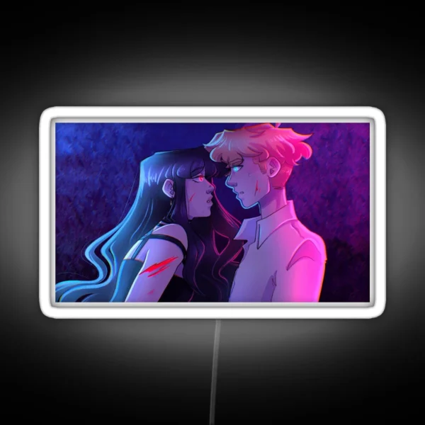 Red X Blue RGB Neon Sign