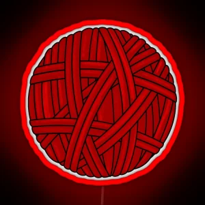 Red Yarn RGB Neon Sign