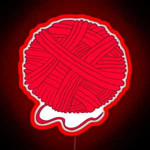 Red Yarn RGB Neon Sign