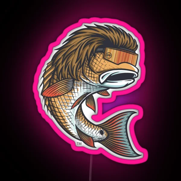 Redfish Mullet RGB Neon Sign